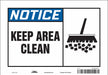 Safety Sign 7 in x 10 in Vinyl