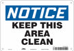 Safety Sign 7 in x 10 in Aluminum