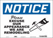 Safety Sign 10 in x 14 in Vinyl
