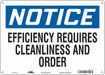 Safety Sign 10 in x 14 in Polyethylene