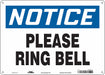 Safety Sign 10 in x 14 in Aluminum