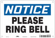 Safety Sign 7 in x 10 in Polyethylene