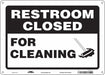Safety Sign 10 in x 14 in Aluminum