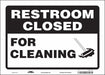 Safety Sign 10 in x 14 in Vinyl