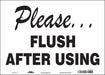 Safety Sign 10 in x 14 in Vinyl