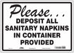 Safety Sign 10 in x 14 in Aluminum