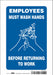 Safety Sign 10 in x 7 in Vinyl