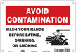 Safety Sign 7 in x 10 in Aluminum
