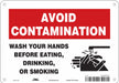 Safety Sign 7 in x 10 in Polyethylene