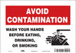 Safety Sign 7 in x 10 in Vinyl