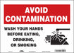 Safety Sign 10 in x 14 in Vinyl