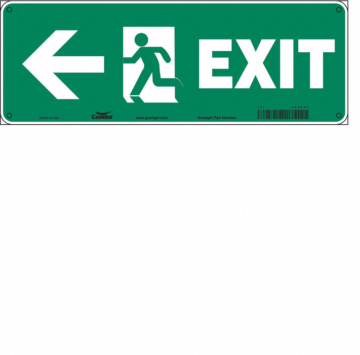 Safety Sign 5 in x 14 in Aluminum