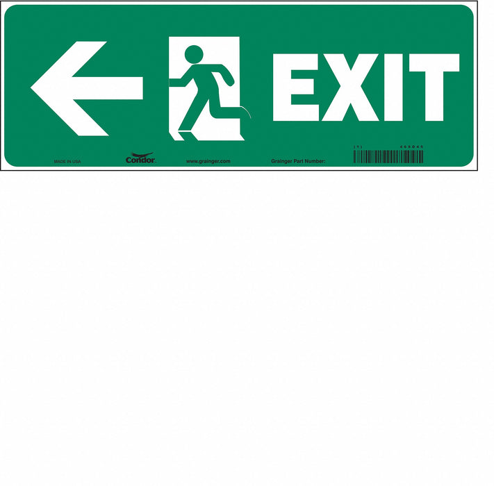 Safety Sign 5 in x 14 in Vinyl