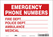Safety Sign 7 in x 10 in Vinyl
