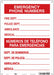 Safety Sign 14 in x 10 in Polyethylene