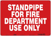 Safety Sign 10 in x 14 in Aluminum
