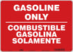 Safety Sign 10 in x 14 in Polyethylene