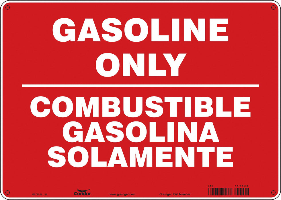 Safety Sign 10 inx14 in Vinyl