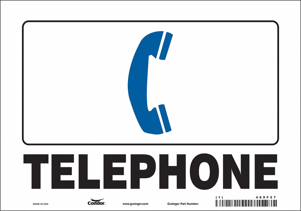 J9303 Safety Sign 7 in x 10 in Vinyl