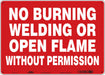 Safety Sign 10 inx14 in Aluminum