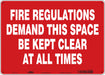 Safety Sign 10 in x 14 in Aluminum