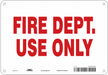 Safety Sign 7 in x 10 in Aluminum