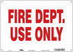 Safety Sign 10 in x 14 in Polyethylene