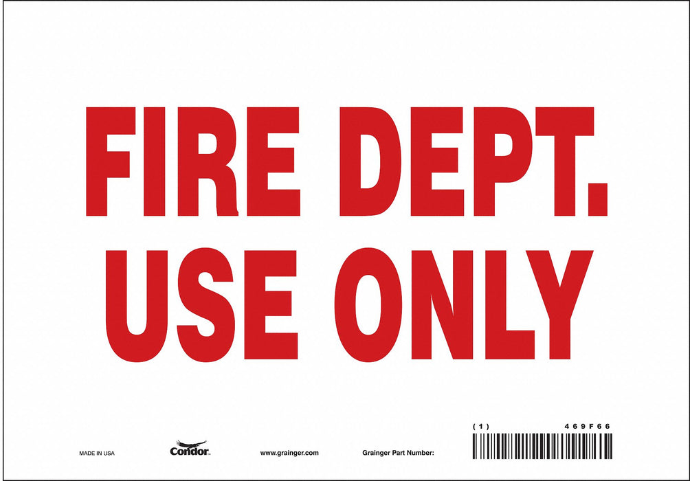 Safety Sign 7 in x 10 in Vinyl