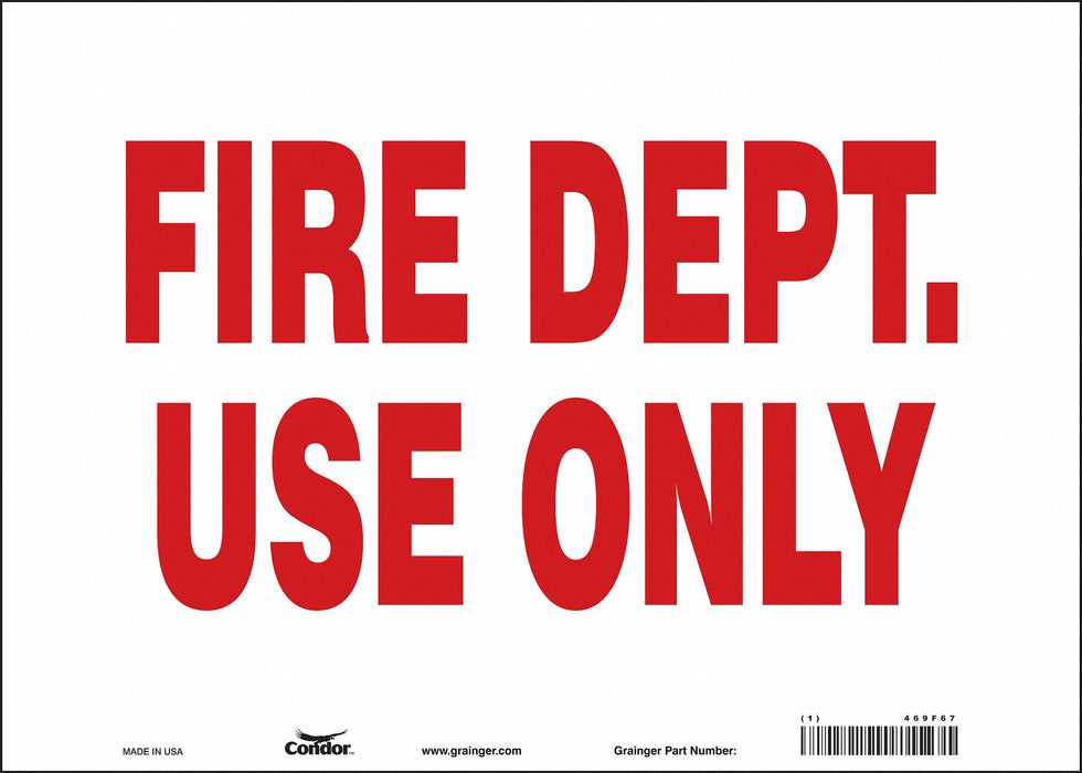 Safety Sign 10 in x 14 in Vinyl