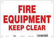 Safety Sign 7 in x 10 in Aluminum