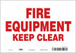Safety Sign 7 in x 10 in Vinyl