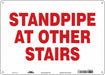 Safety Sign 10 in x 14 in Polyethylene