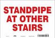Safety Sign 7 in x 10 in Vinyl