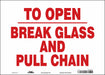 Safety Sign 10 in x 14 in Vinyl
