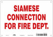Safety Sign 7 in x 10 in Polyethylene