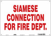 Safety Sign 10 in x 14 in Polyethylene