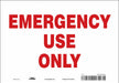 Safety Sign 7 in x 10 in Vinyl