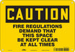 Safety Sign 7 in x 10 in Polyethylene