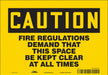 Safety Sign 7 in x 10 in Vinyl