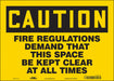 Safety Sign 10 in x 14 in Vinyl