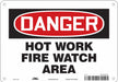 Safety Sign 7 in x 10 in Aluminum