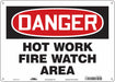 Safety Sign 10 in x 14 in Polyethylene