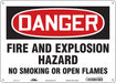 Safety Sign 10 in x 14 in Aluminum