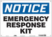 J9406 Safety Sign 10 in x 14 in Polyethylene