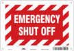 Safety Sign 7 in x 10 in Polyethylene