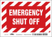 Safety Sign 5 in x 7 in Vinyl