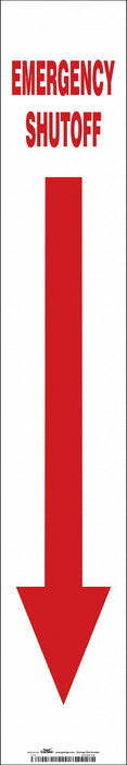 Safety Sign 24 in x 4 in Vinyl