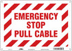 Safety Sign 10 in x 14 in Polyethylene