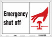 Safety Sign 10 in x 14 in Aluminum