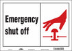 Safety Sign 10 in x 14 in Vinyl